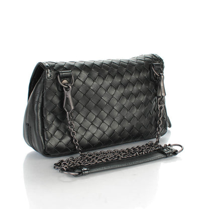 Bottega Veneta Nappa Intrecciato Ayers Small Chain Crossbody Nero Black 3 of 7