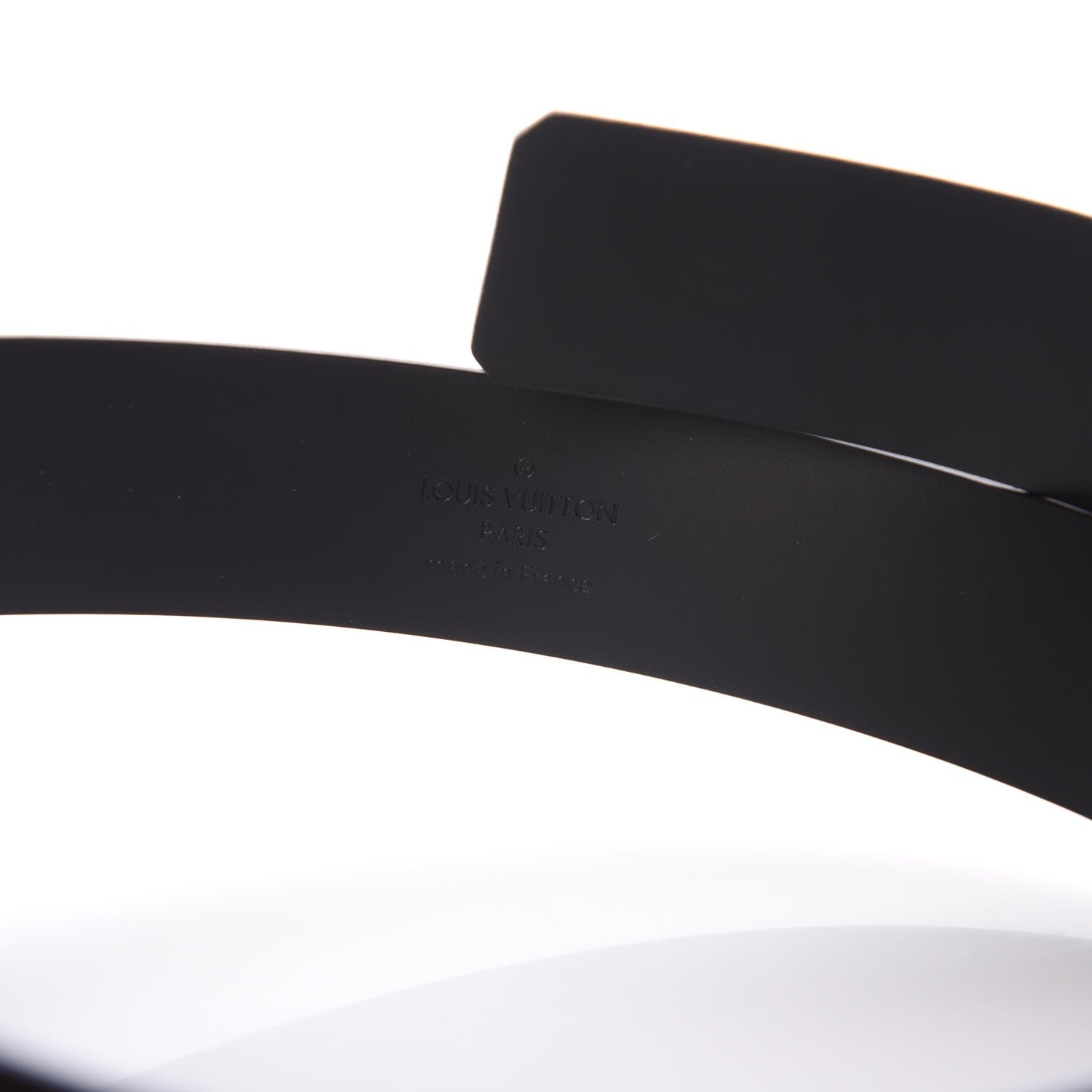 Louis Vuitton Calfskin 30mm Neogram LV Belt 90 36 Black 7 of 9