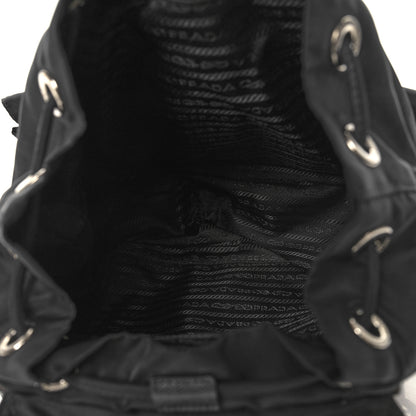 Prada Tessuto Nylon Saffiano Small Backpack Black 5 of 10