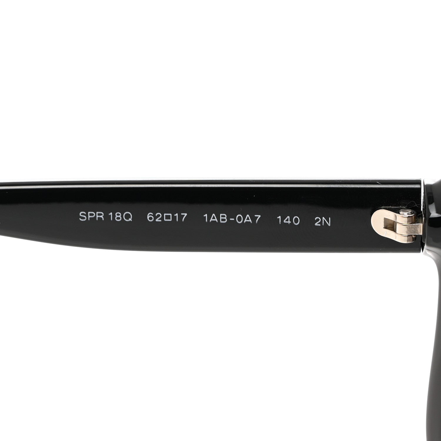 Prada Square Sunglasses SPR 18Q Black 5 of 8