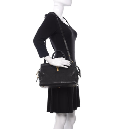 Saint Laurent Sheepskin Small Cabas ChYc Black 2 of 14