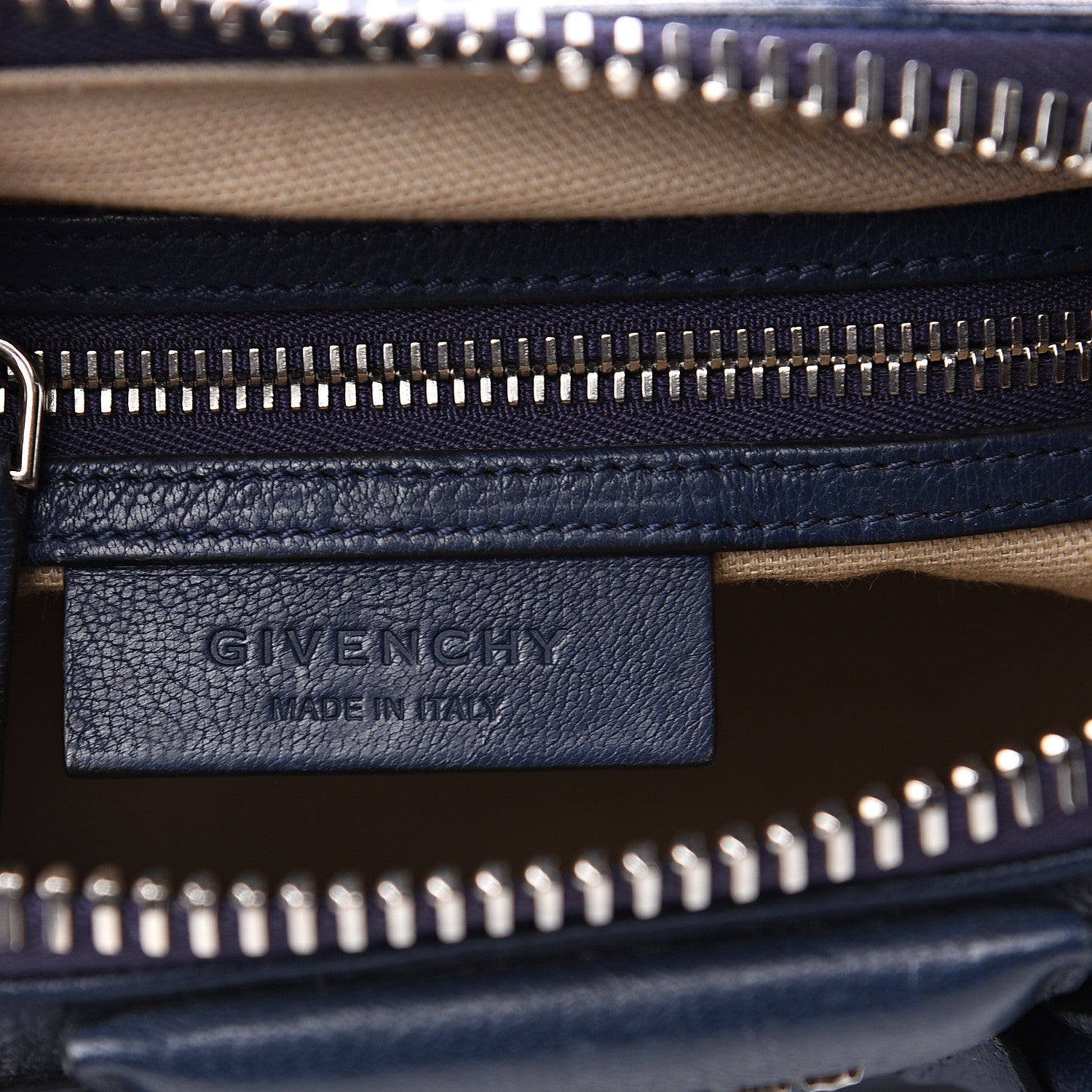 Givenchy Sugar Goatskin Mini Antigona Navy 5 of 13