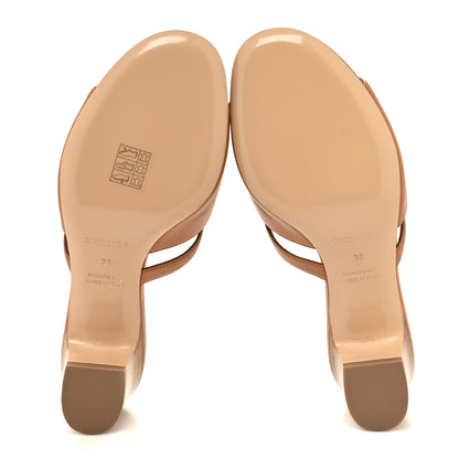 Hermes Goatskin Candy Sandals 38 Naturel 5 of 8