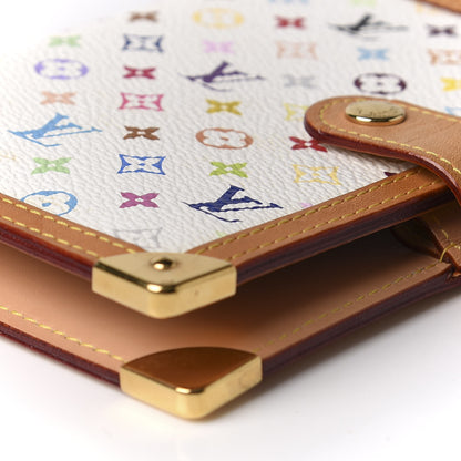 Louis Vuitton Monogram Multicolor Small Ring Agenda Cover White 5 of 8