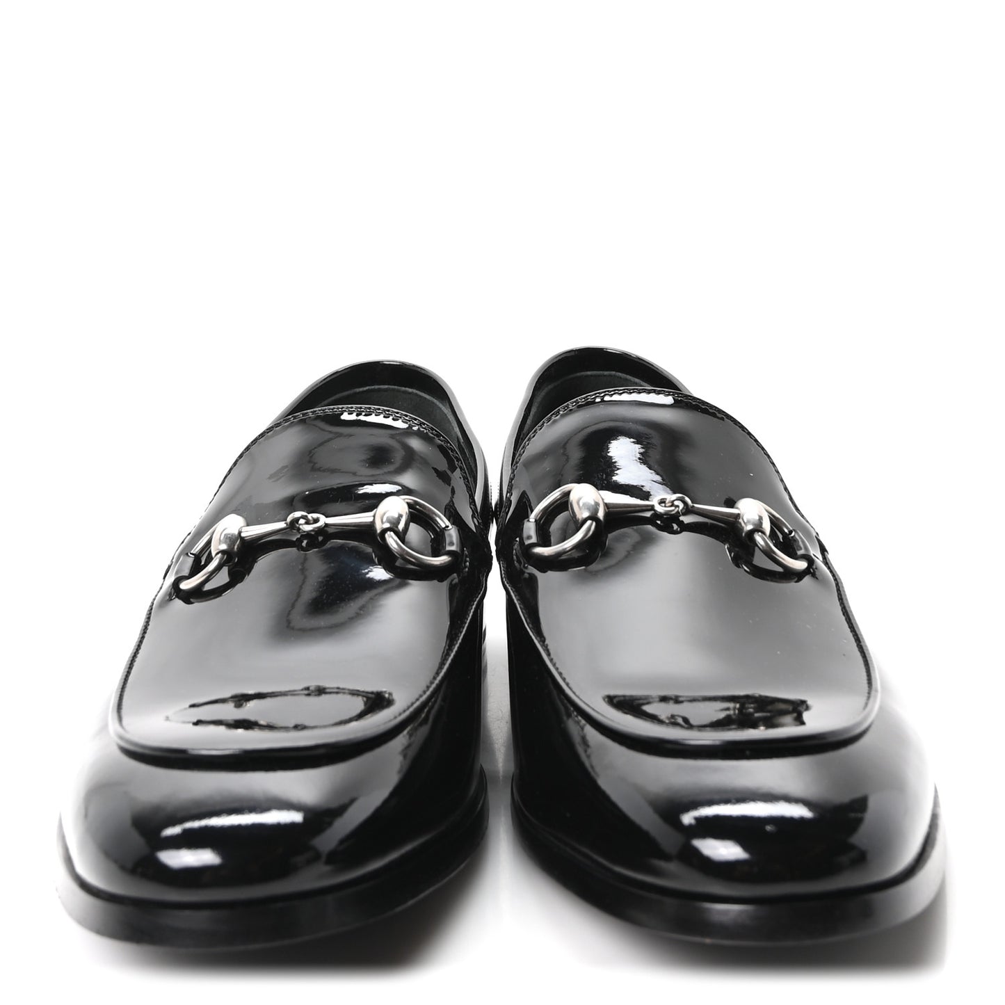 Vernice Crystal Horsebit Mens Jordaan Loafers 8 Black