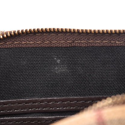 Burberry Haymarket Check Small Chester Bowling Bag Chocolate 13 of 17