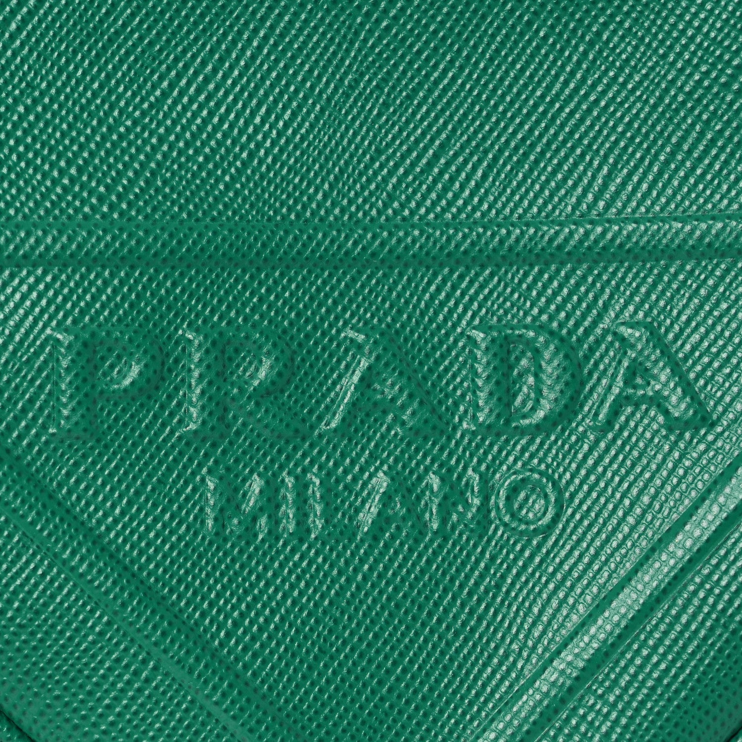 Prada Saffiano Cuir Triangle Logo Embossed Triangle Shoulder Bag Mango 8 of 10
