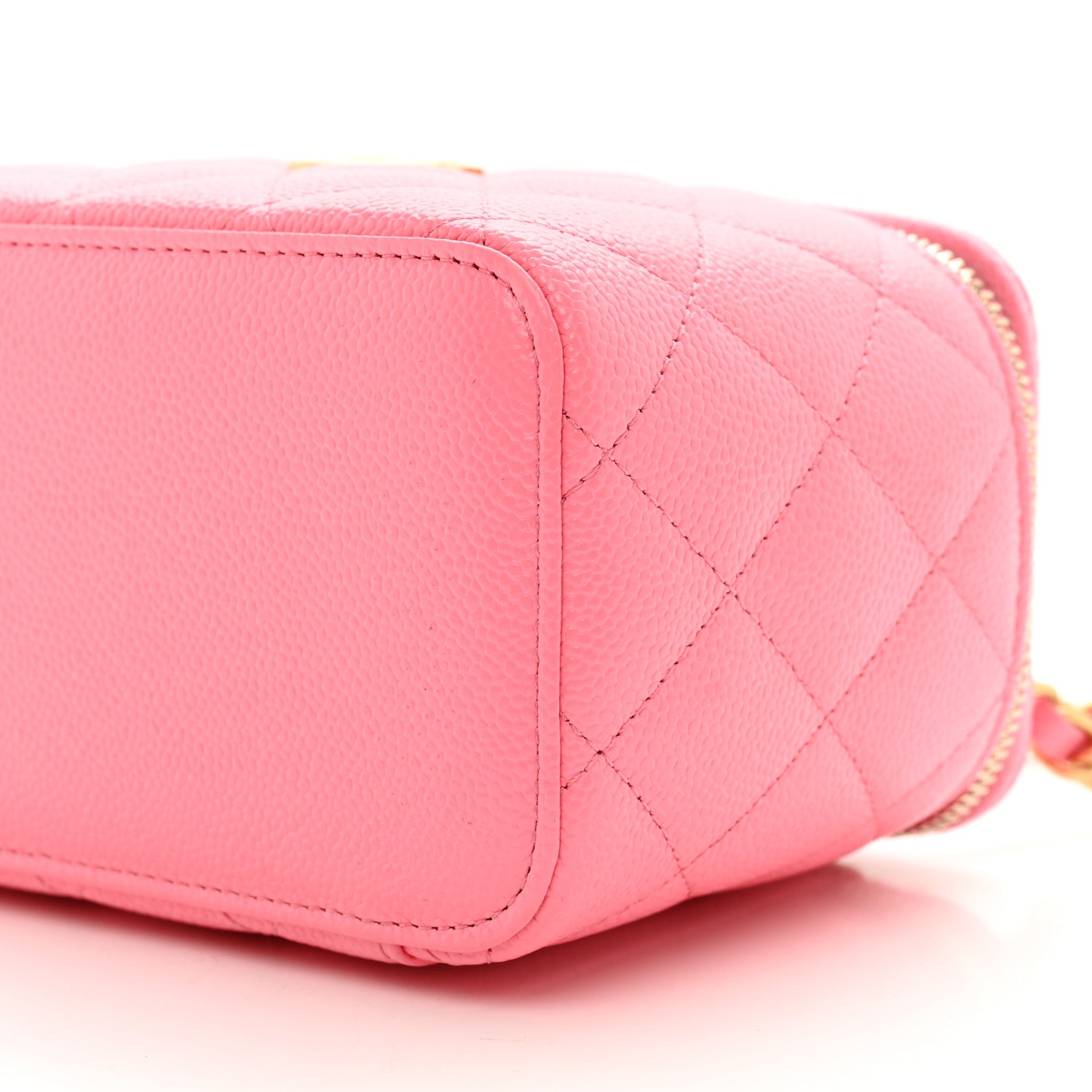 Chanel Shiny Caviar Quilted Pick Me Up Vanity Case Pink 10 of 11