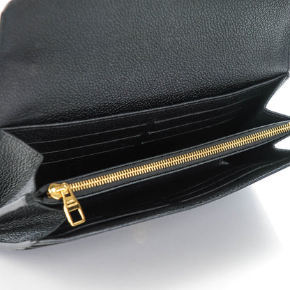 Louis Vuitton Empreinte Sarah Wallet NM Black 5 of 7