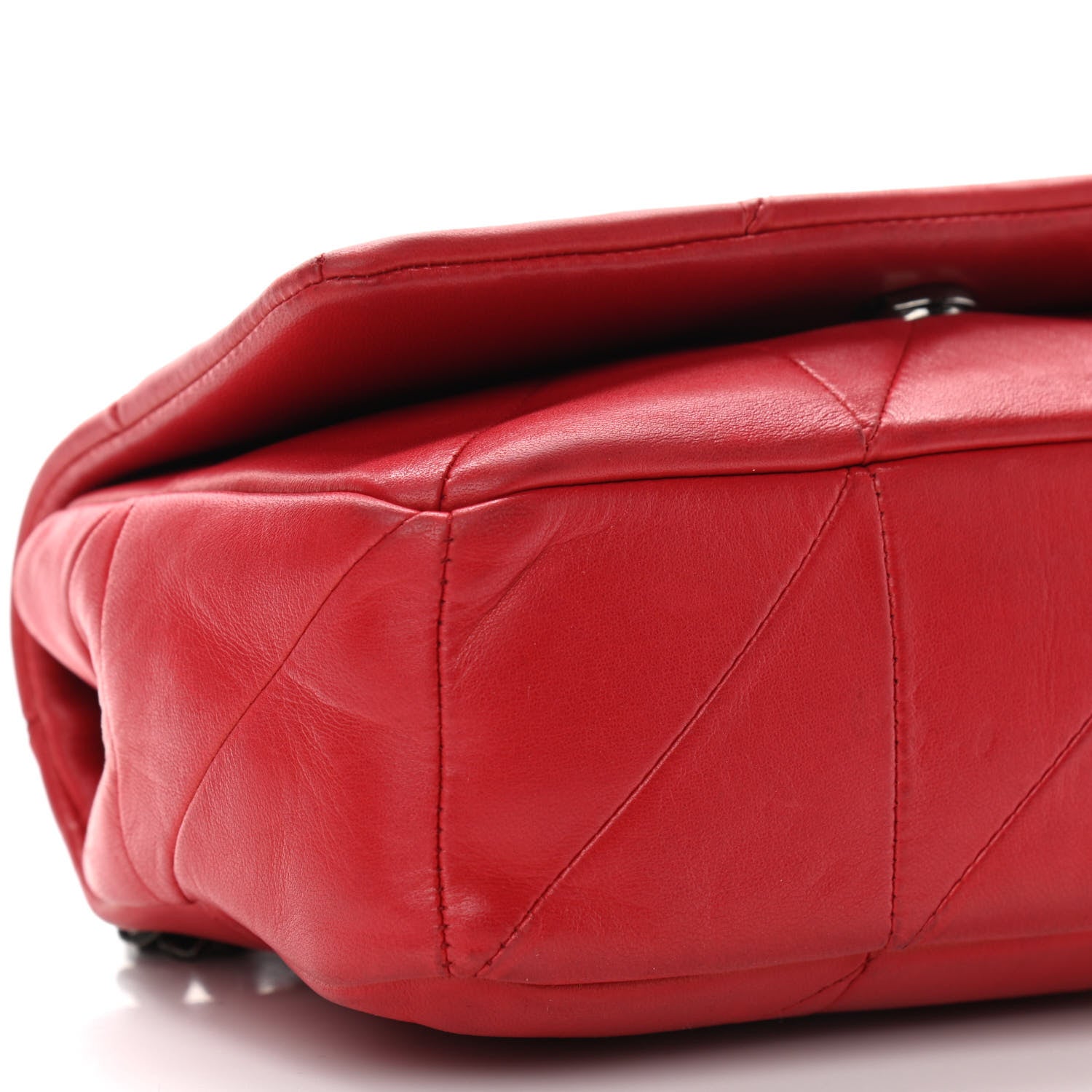 Saint Laurent Lambskin Patchwork Monogram Small Jamie Red 5 of 11