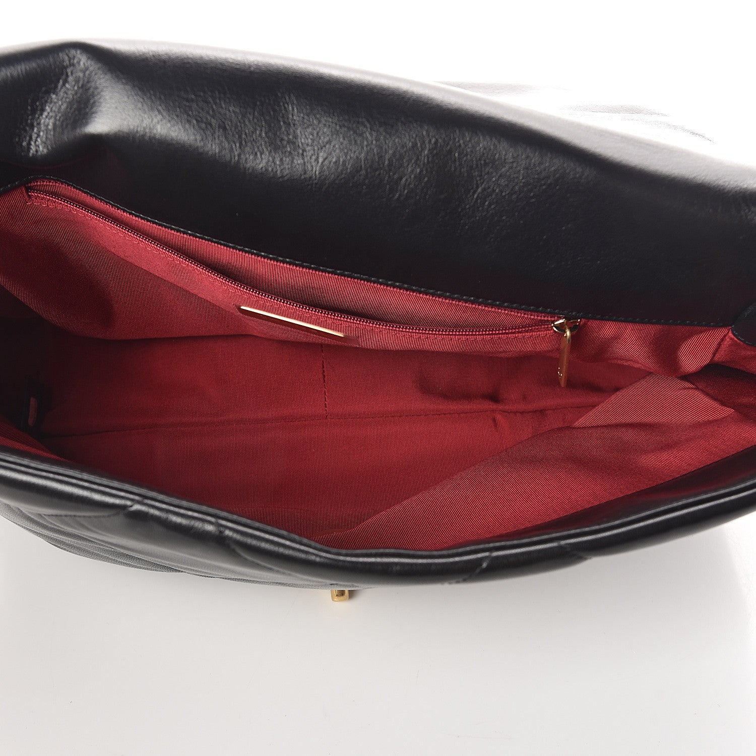 Chanel Goatskin Quilted Maxi 19 Flap Black 4 of 9