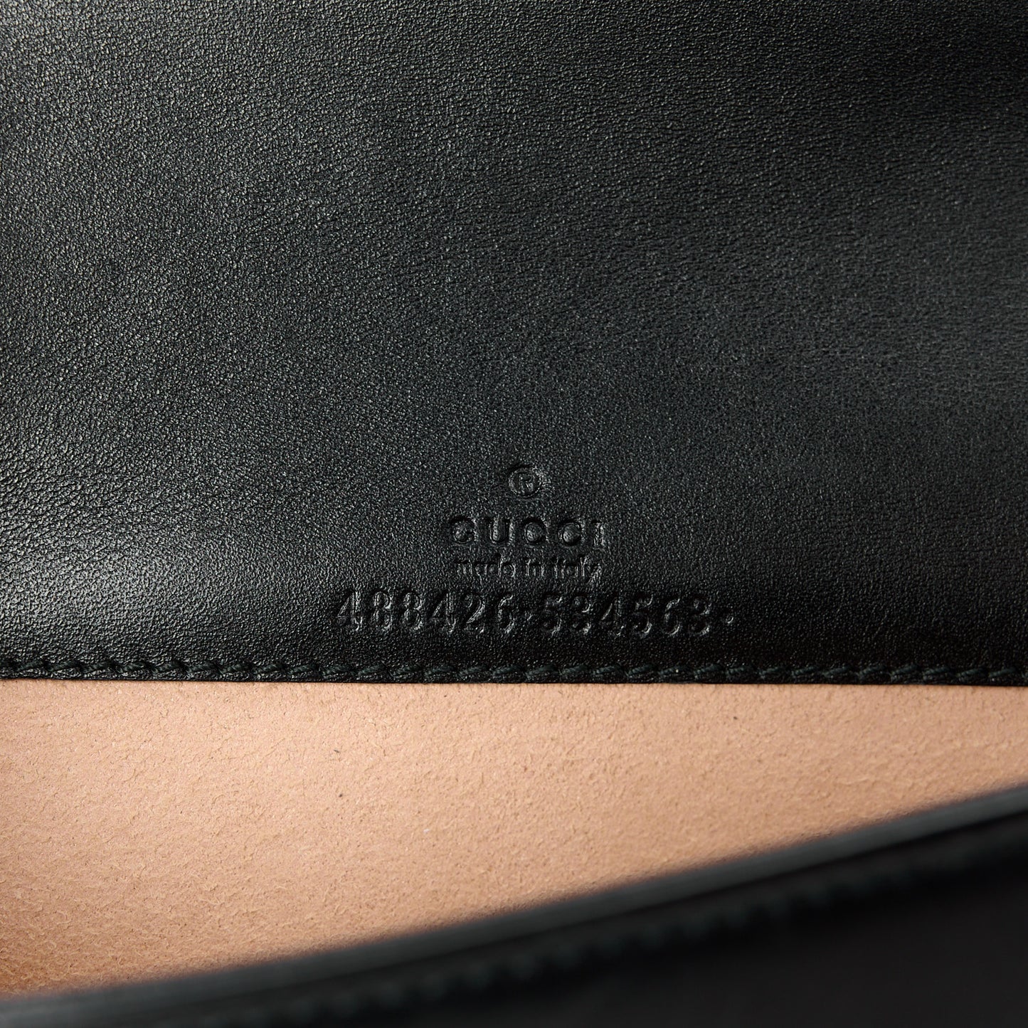 Calfskin Matelasse GG Marmont Mini Bag Black