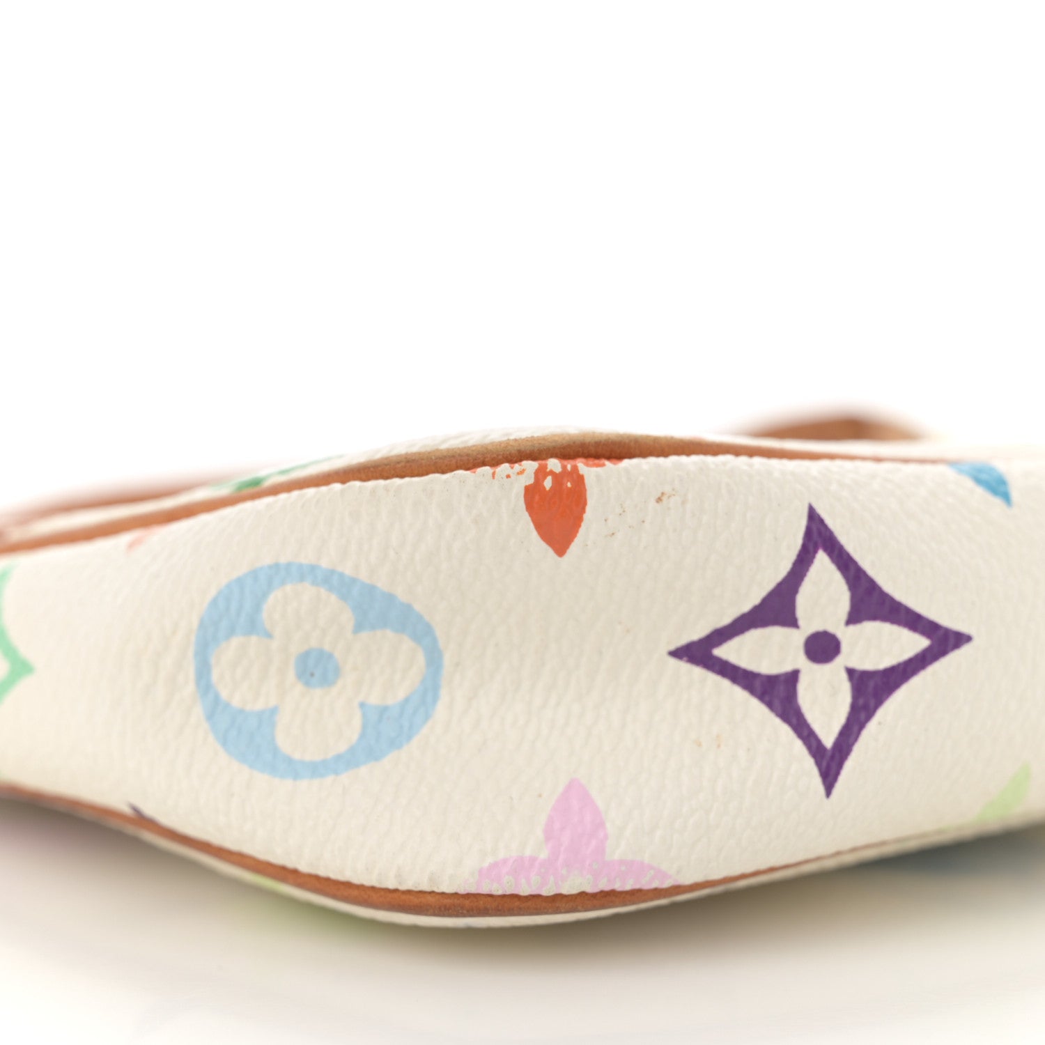 Louis Vuitton Monogram Multicolor Pochette Accessories White 8 of 10