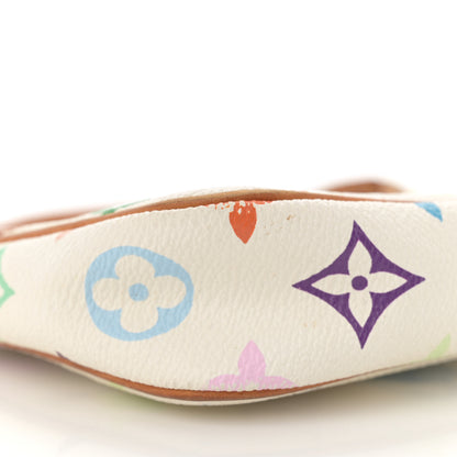 Louis Vuitton Monogram Multicolor Pochette Accessories White 8 of 10
