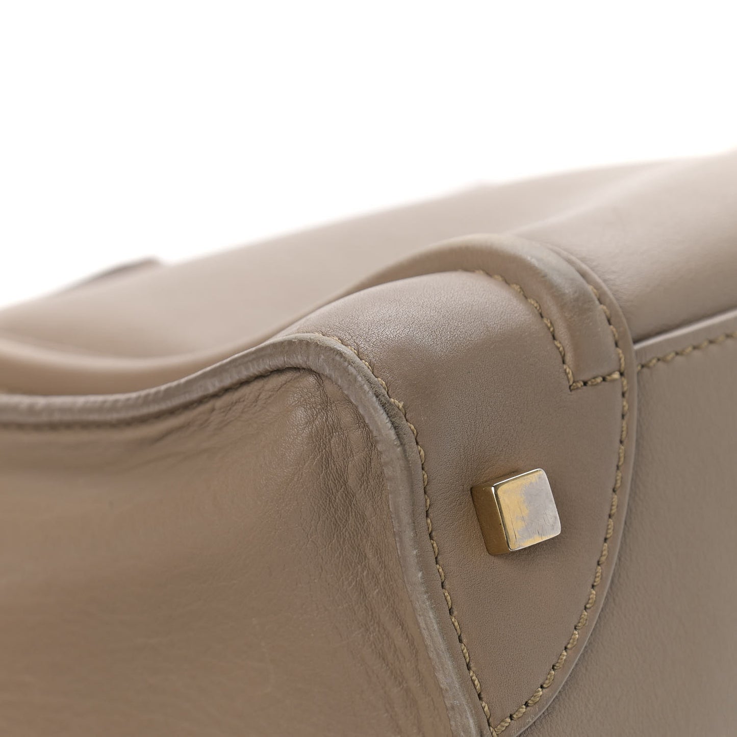 Smooth Calfskin Mini Luggage Camel