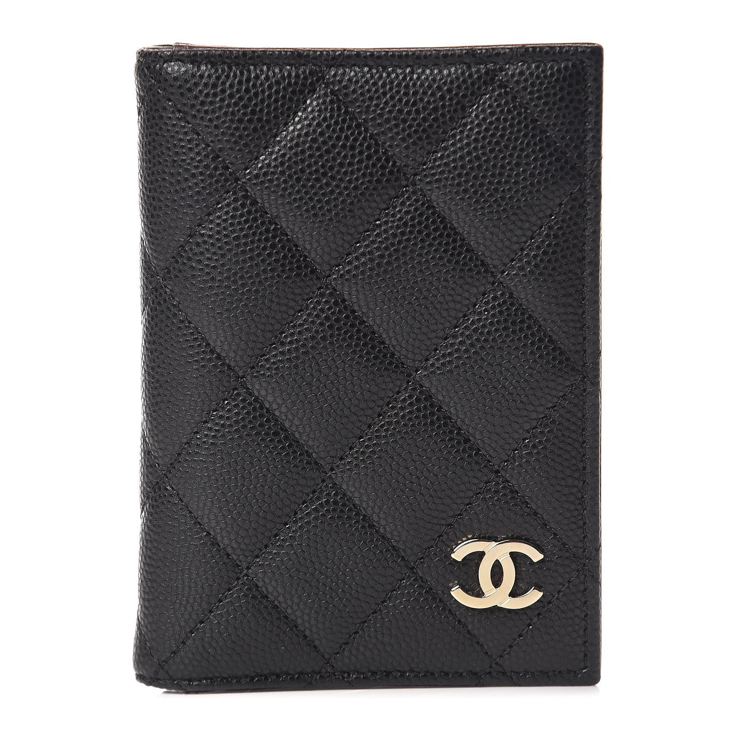 Chanel Caviar Quilted Card Holder Wallet Black 1 of 8