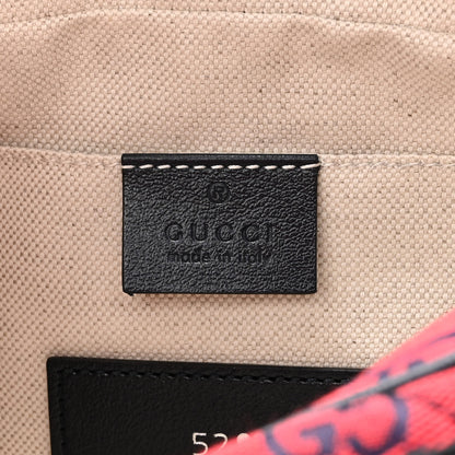 Gucci Monogram Multicolor Matelasse Diagonal Small GG Marmont Chain Shoulder Bag Red Blue 6 of 11