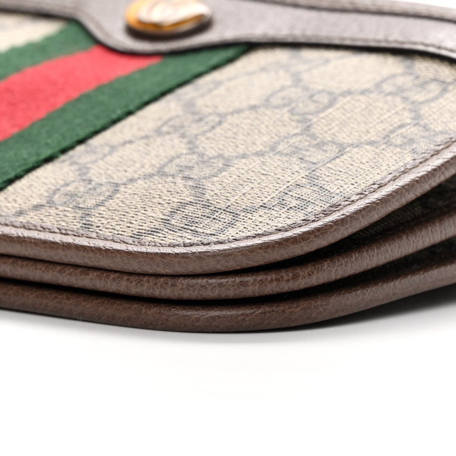 Gucci GG Supreme Monogram Web Ophidia Crossbody Beige New Acero 12 of 14