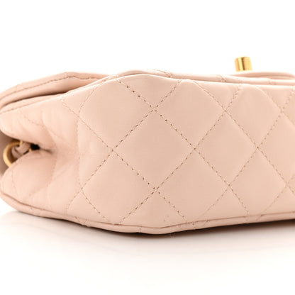 Chanel Lambskin Quilted Mini Pearl Crush Rectangular Flap Light Beige 9 of 11