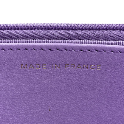 Chanel Caviar Quilted Wallet On Chain WOC Purple 9 of 15