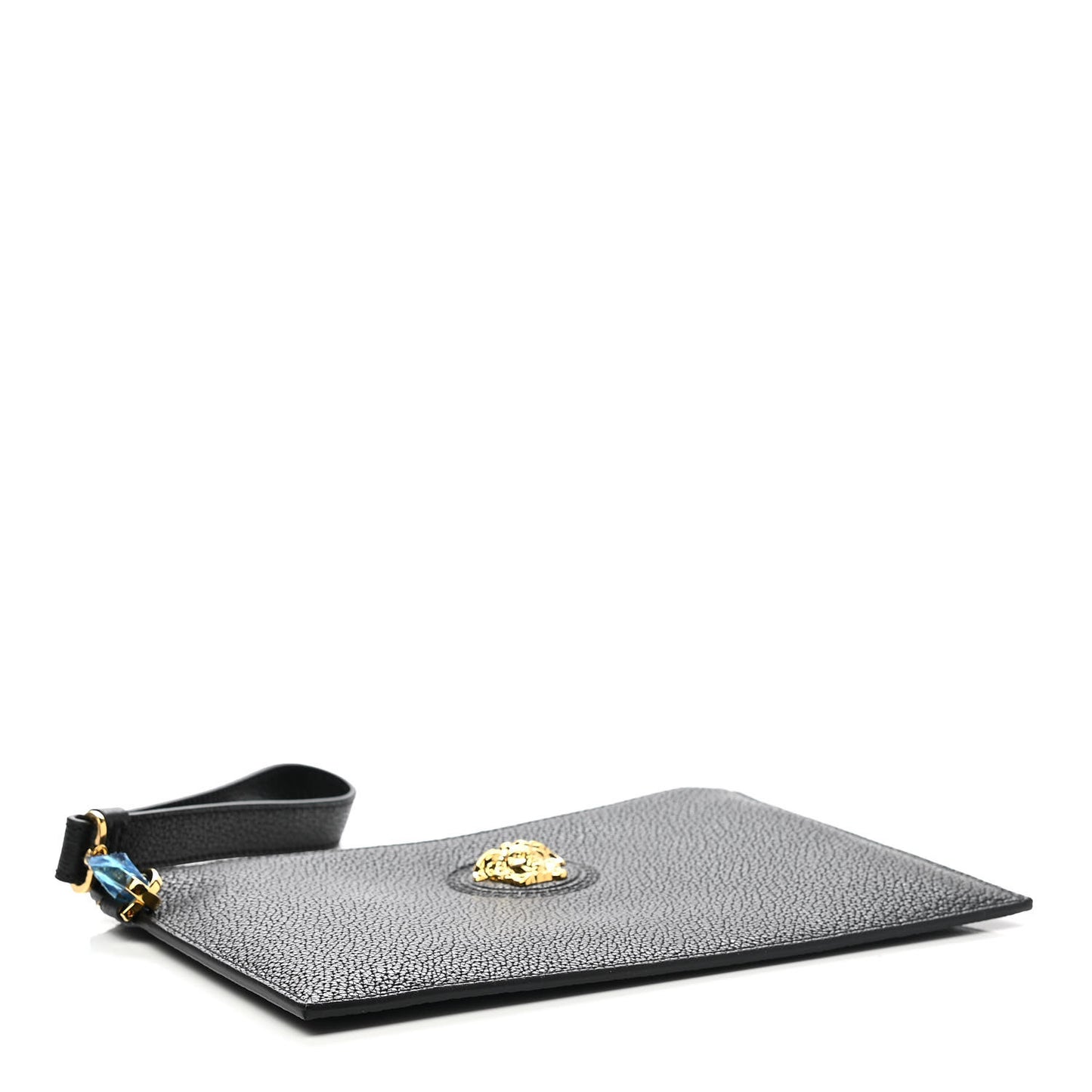 Grained Calfskin La Medusa Pouch Black