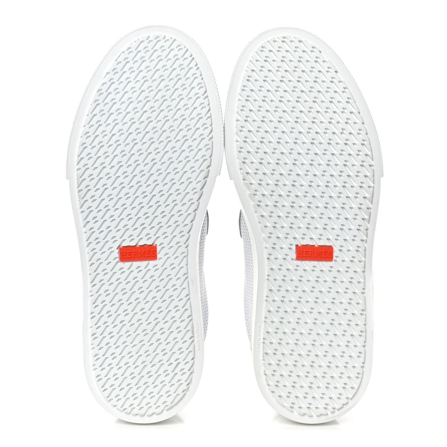 Calfskin Perforated Day Sneakers 37 White