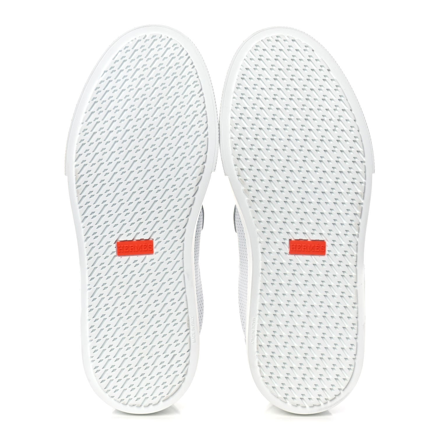 Hermes Calfskin Perforated Day Sneakers 37 White 5 of 9