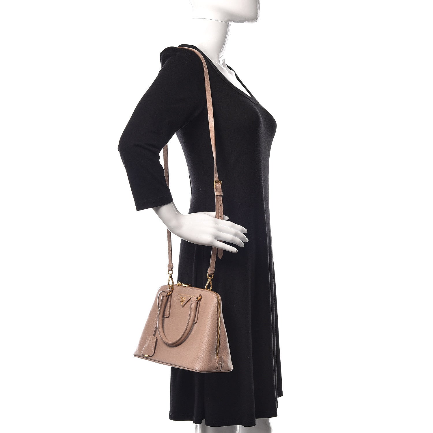 Prada Saffiano Lux Small Promenade Tote Cammeo 2 of 13