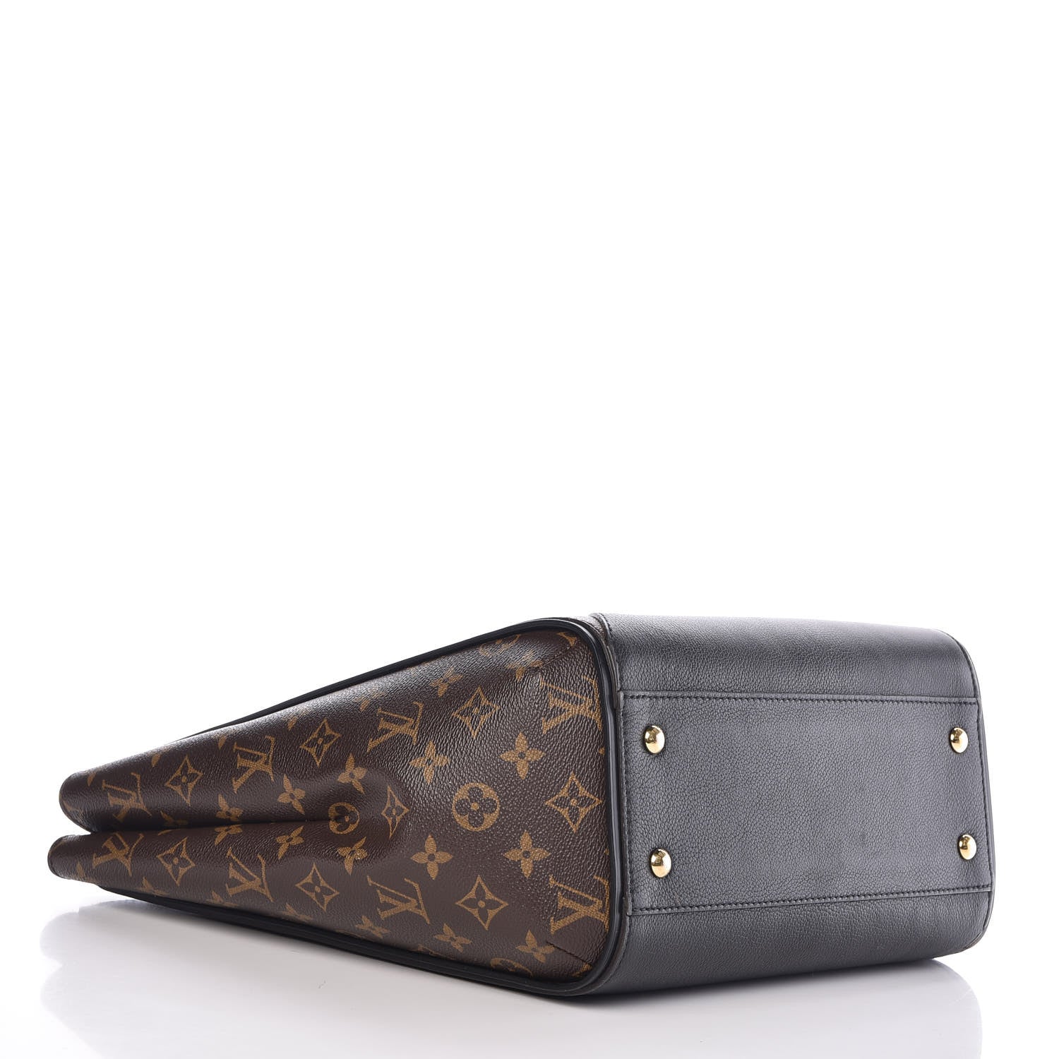 Louis Vuitton Calfskin Monogram Kimono Tote Black 4 of 14