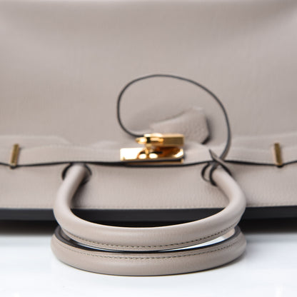 Hermes Togo Birkin 35 Gris Tourterelle 8 of 34