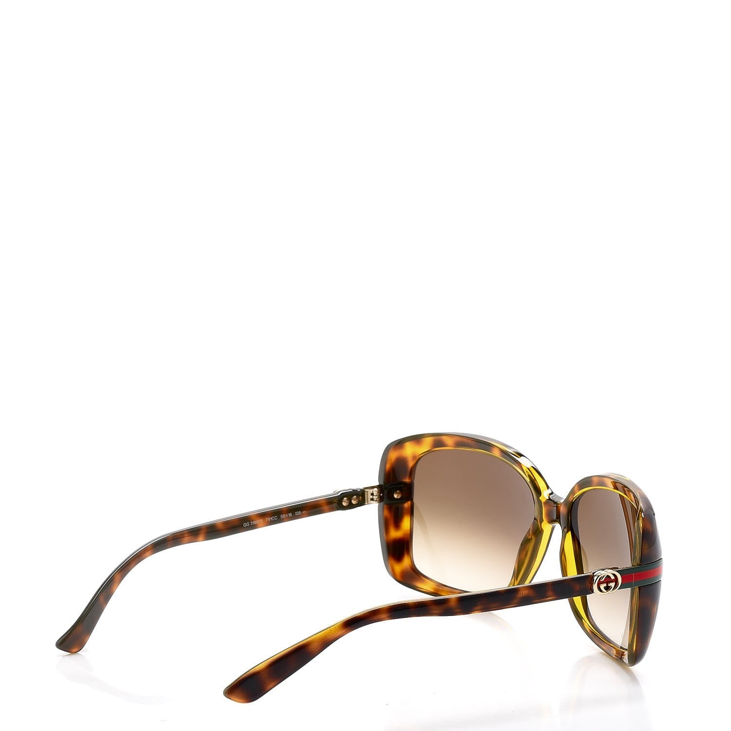 Gucci GG Web 3188/S Sunglasses Tortoise 4 of 8