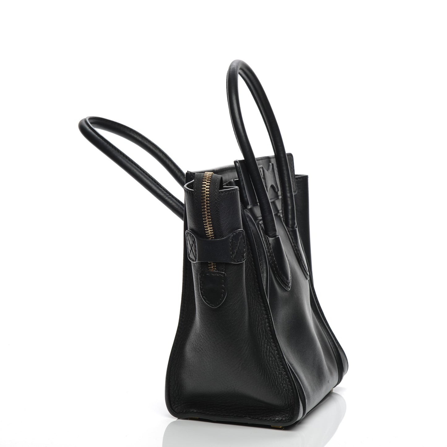 Smooth Calfskin Micro Luggage Black