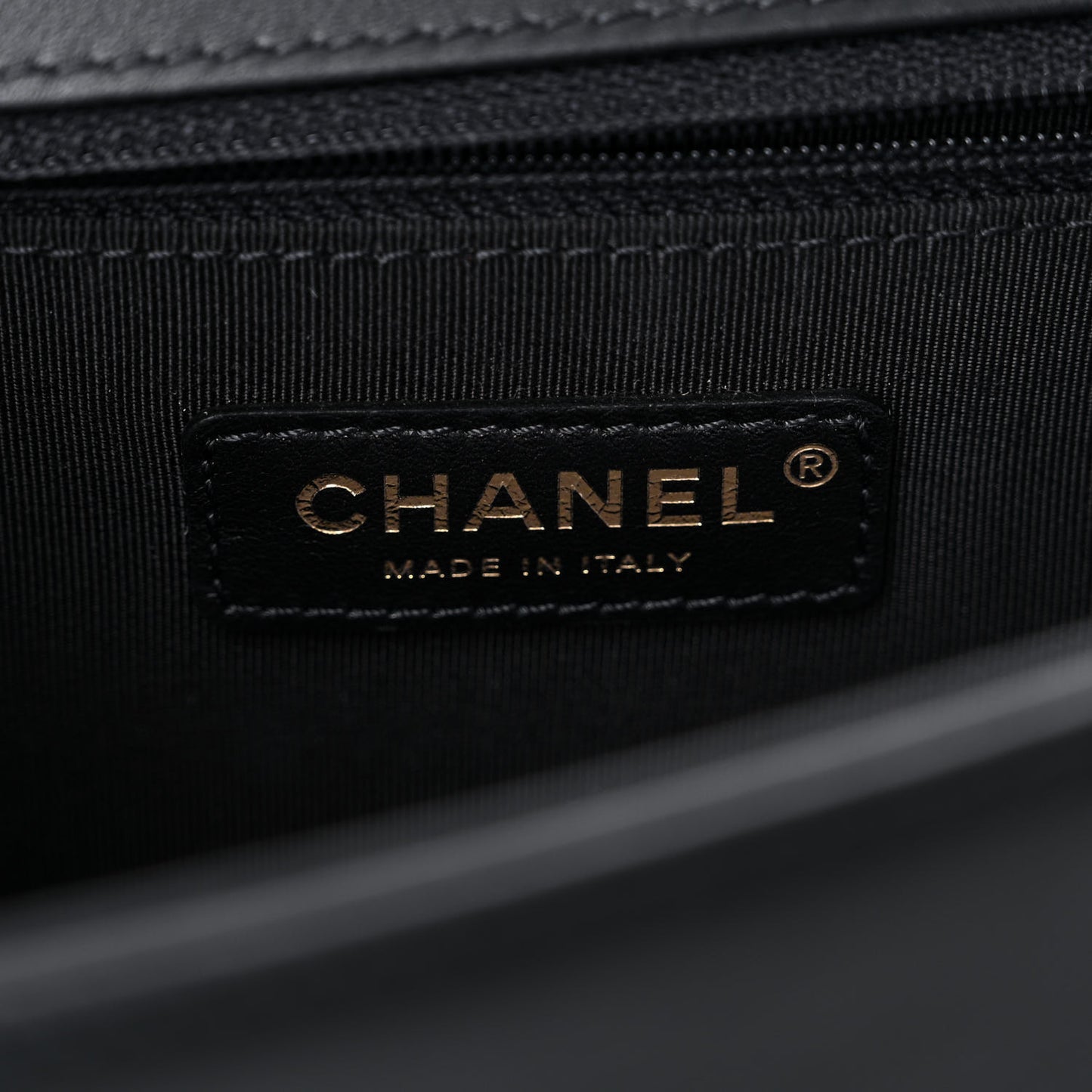 Calfskin Quilted New Medium Boy Flap Black