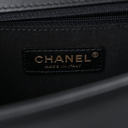 Chanel Calfskin Quilted New Medium Boy Flap Black 7 of 14