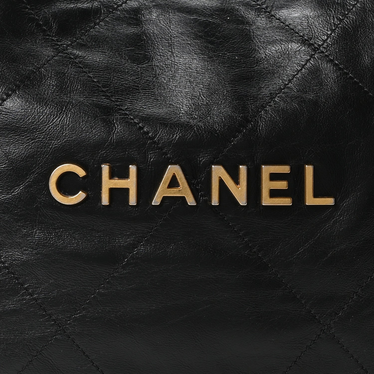 Chanel Shiny Calfskin Quilted Small Chanel 22 Black 9 of 11