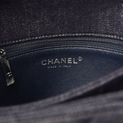 Chanel Denim Quilted Medium Trendy CC Flap Dual Handle Bag 6 of 13