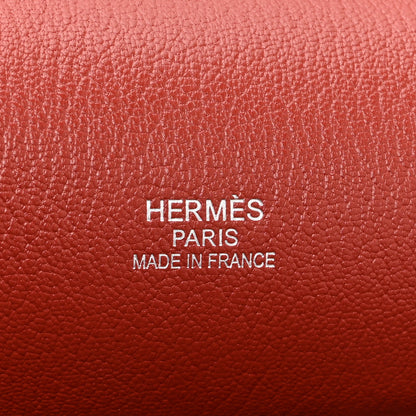Hermes Taurillon Clemence Jypsiere 34 Rouge Garance 6 of 10