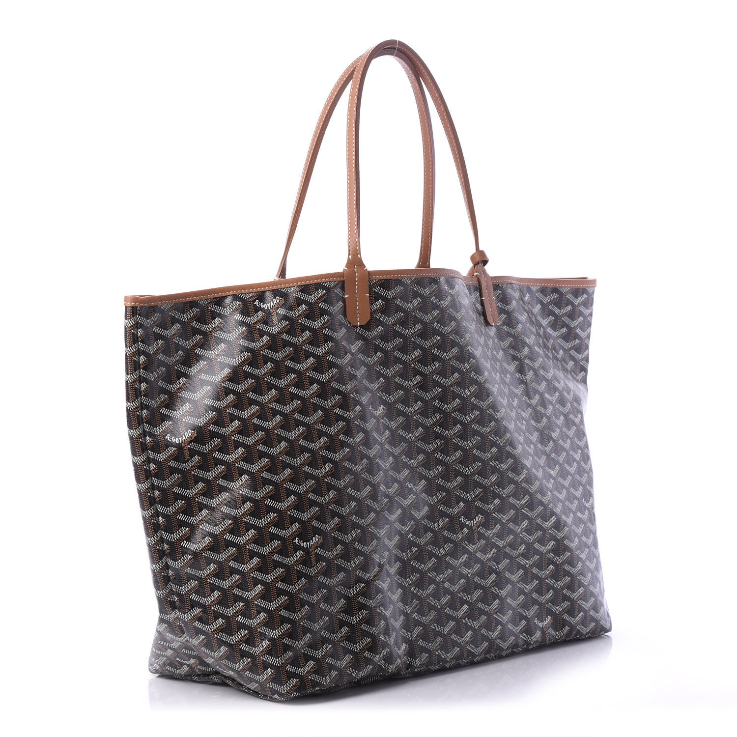 Goyard Goyardine Saint Louis GM Black Gold 3 of 8