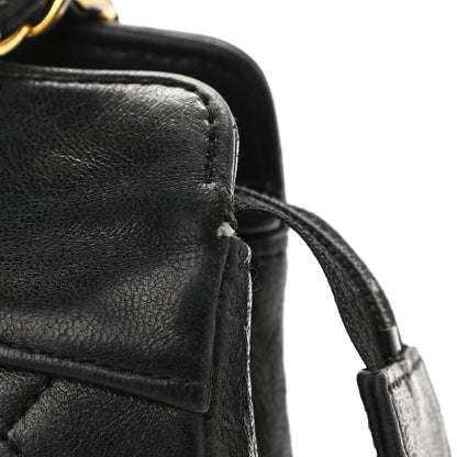 Chanel Lambskin Quilted Shoulder Bag Black 11 of 12