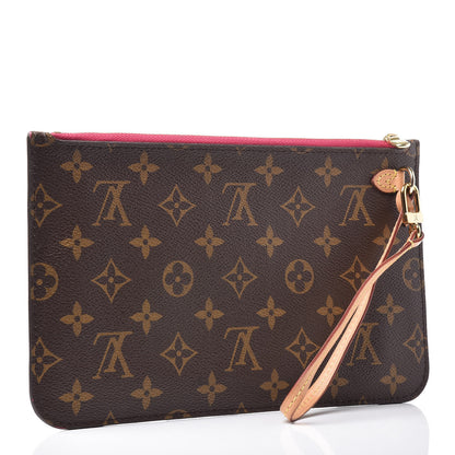 Louis Vuitton Monogram Neverfull MM GM Pochette Pivoine 3 of 9