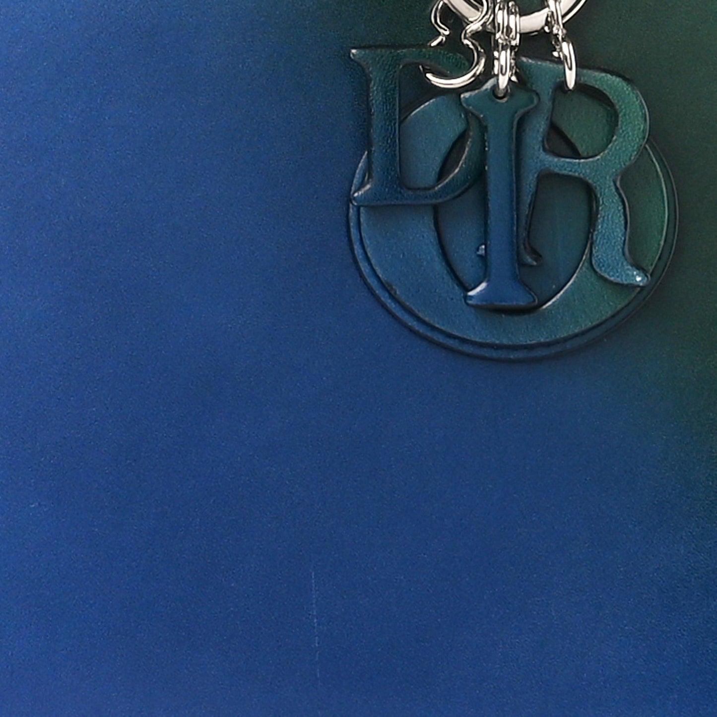 Box Calfskin Gradient Medium Lady Dior Purple Blue Green
