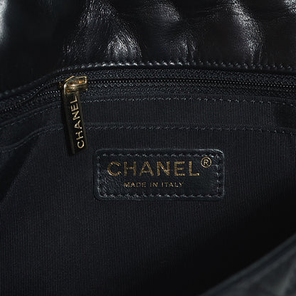 Chanel Lambskin Quilted Valentine Charms Medium Single Flap Black 6 of 8