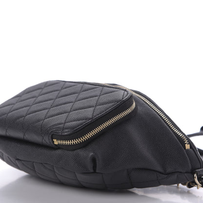 Chanel Caviar Quilted Business Affinity Waist Belt Bag Black 7 of 9