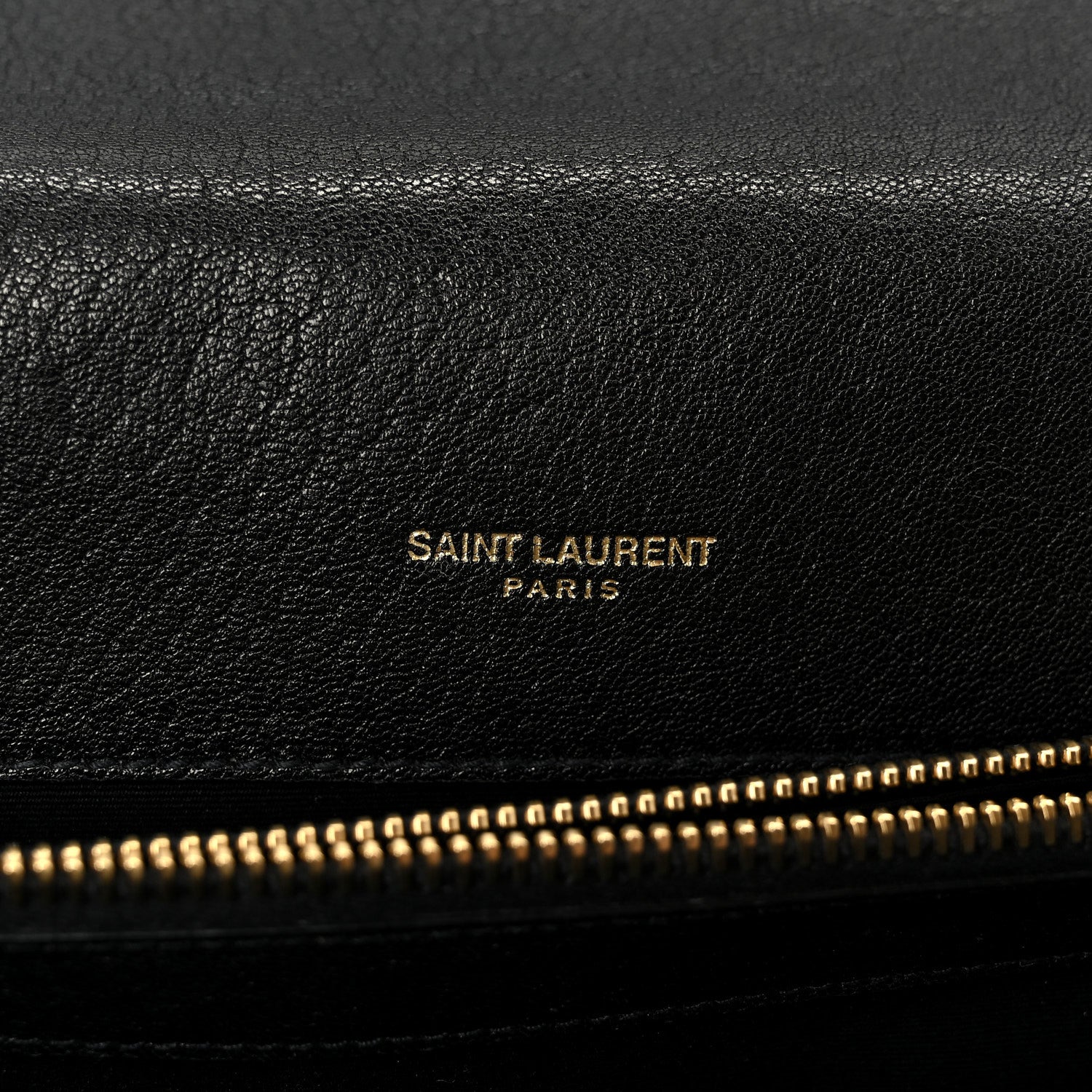 Saint Laurent Sheepskin Matelasse Chevron Monogram Large College Satchel Black 6 of 11