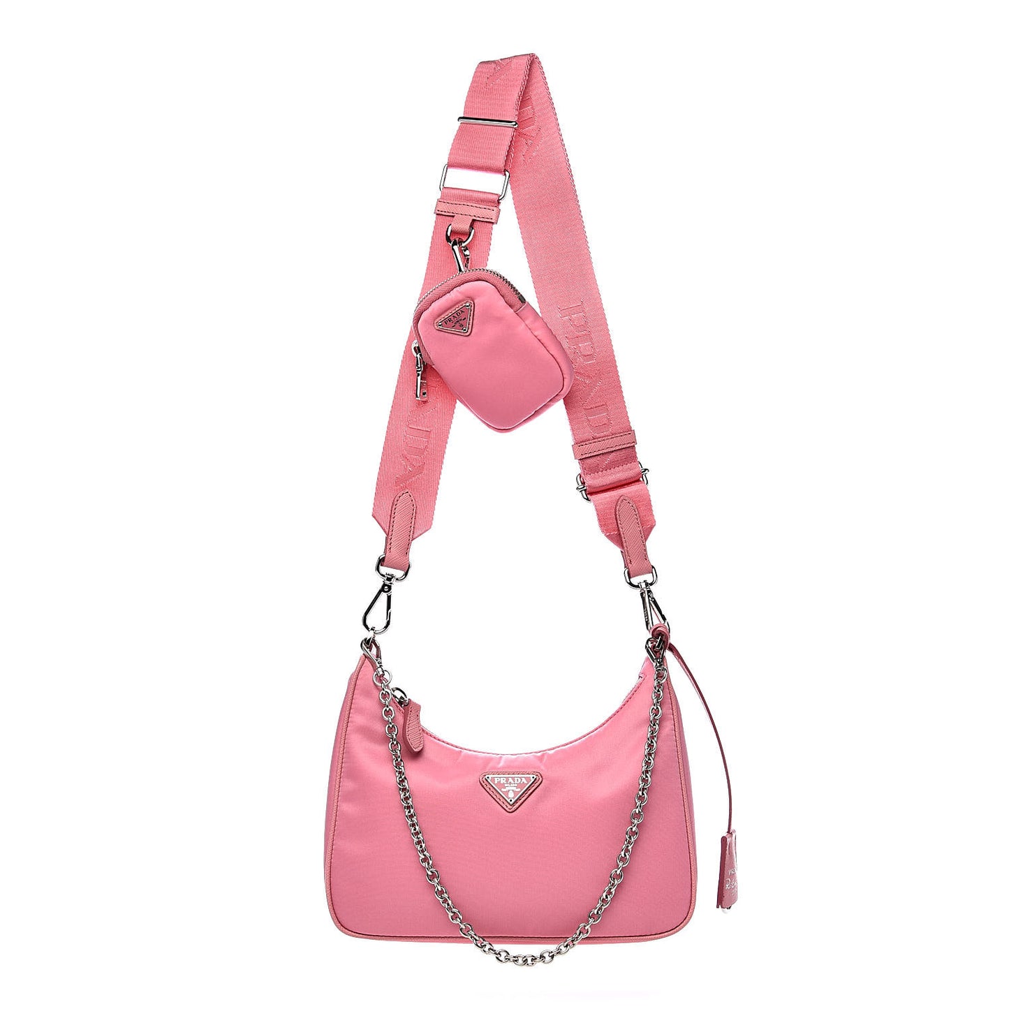 Nylon Re-Edition 2005 Shoulder Bag Begonia