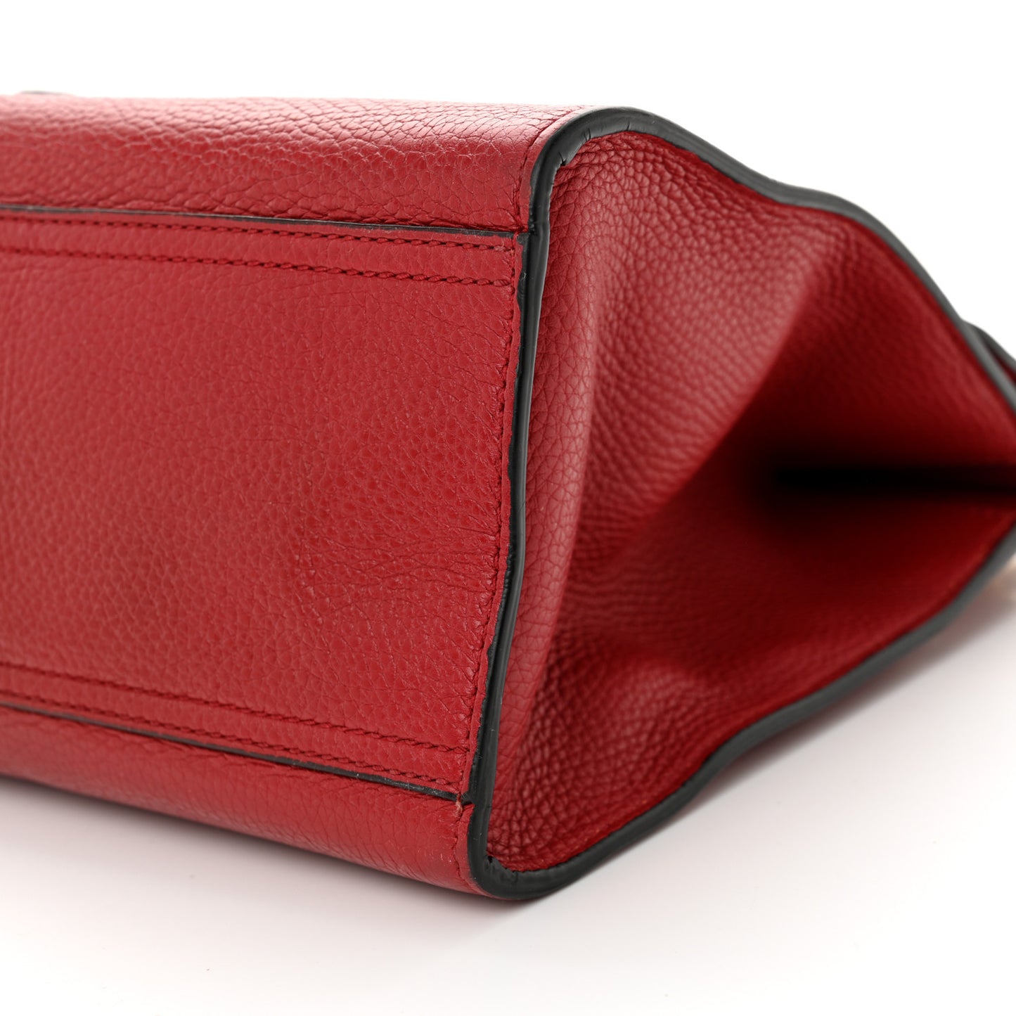 Calfskin Small GG Marmont Top Handle Bag Vulcanic Red