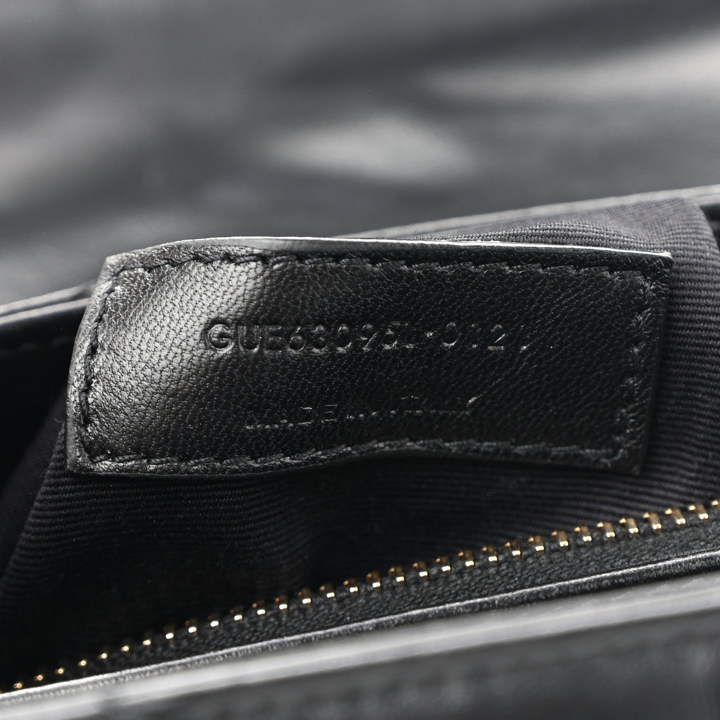 Calfskin Y Quilted Monogram Toy Loulou Crossbody Bag Black