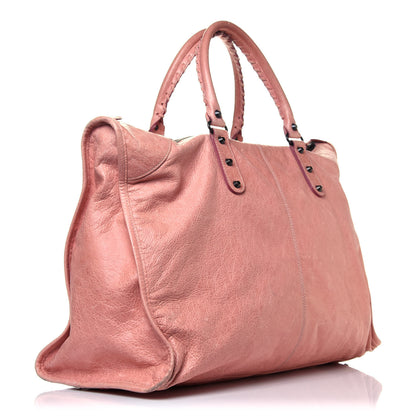 Balenciaga Agneau Classic Hardware Weekender Vieux Rose 3 of 21