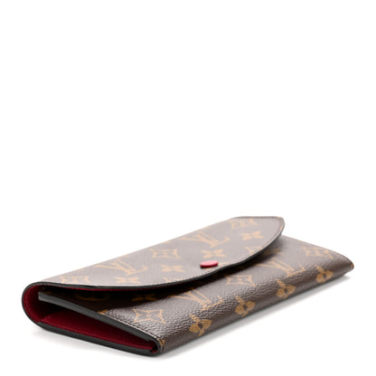 Louis Vuitton Monogram Emilie Wallet Fuchsia 4 of 9