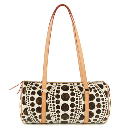 Louis Vuitton Monogram Kusama Pumpkin Dots Papillon 30 White 1 of 7